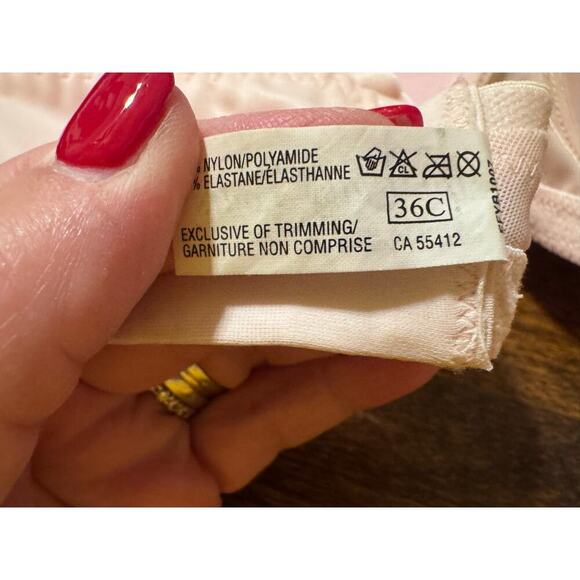 Fit Fully Yours Fawn Soft Cup Bra Wireless Bundle 2 Bras One Beige One Pink 36C - Picture 13 of 16